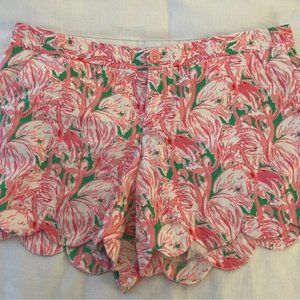 Lilly Pulitzer The Buttcup Short Pink Colony Flamingo Shorts 12